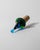 Vintage Italian Triangular Royal Blue Murano Glass Decanter, 1960s For Sale - Image 4 of 13