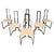Postmodern Dining Chairs by Gastone Rinaldi for Thema, Italy, 1980s, Set of 6 For Sale - Image 16 of 16