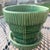 Green Basketweave McCoy Planter from the Mid Century era.
