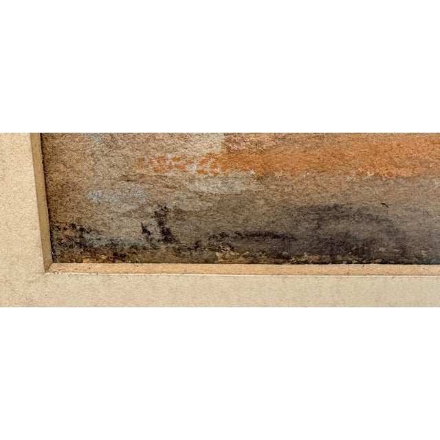 Mid 20th Century Vintage Framed Pastel Floral Still Life – Mid-Century Impressionist Bouquet Painting For Sale - Image 5 of 6