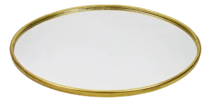 Brass Framed Mirror, 1970s