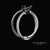 18k 750 Solid White Gold in and Out Natural Diamond Hoop Earrings, Pair For Sale - Image 13 of 13