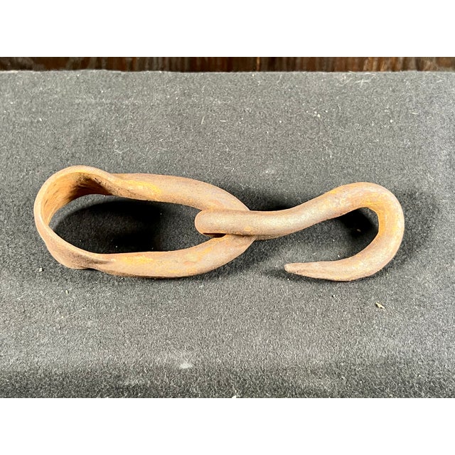 Metal Vintage Cast Iron Japanese Style Outdoor Lantern For Sale - Image 7 of 7