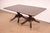 Baker Furniture Style Georgian Banded Mahogany Double Pedestal Extension Dining Table, Newly Refinished For Sale - Image 9 of 15