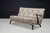 Wood Italian Art Deco Walnut Sofa with Original Floral Upholstery, 1930s For Sale - Image 7 of 13