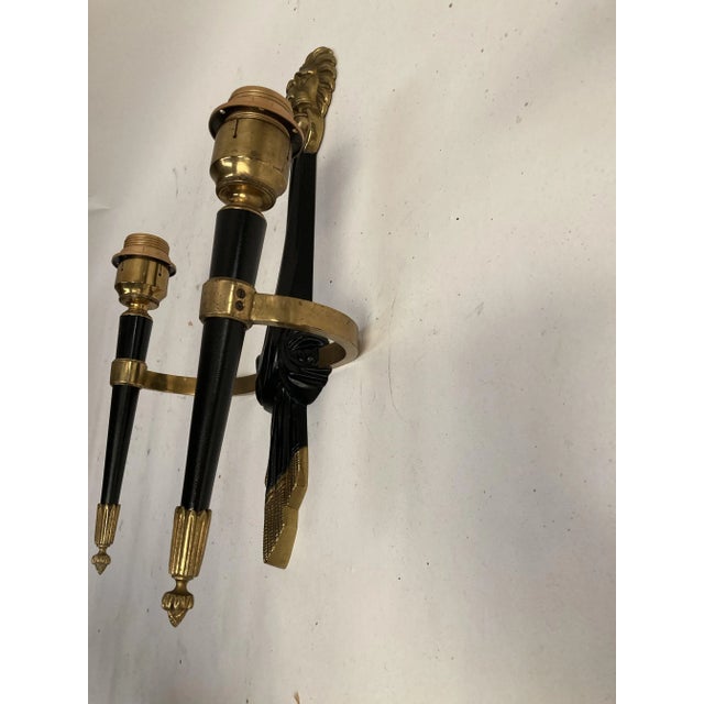 Sconces from Maison Jansen, Set of 2, in Very Good conditions. Designed 1950 to 1959 This piece is attributed to the...