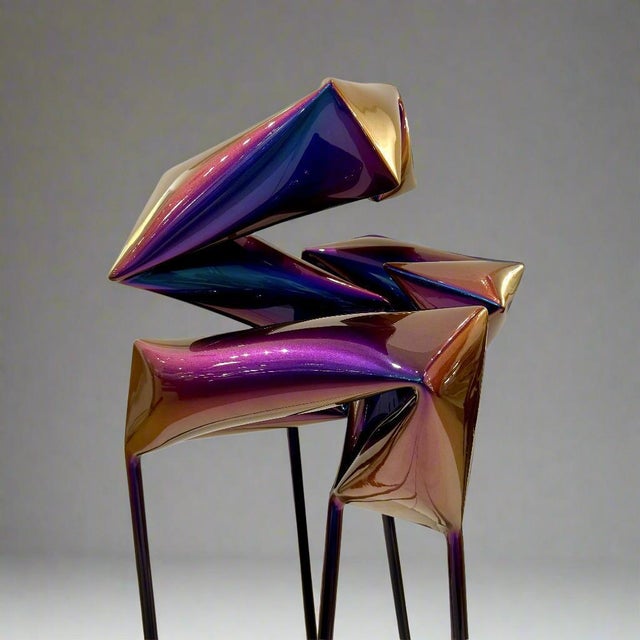 Floor Sculpture by Artist Willi Siber For Sale - Image 18 of 18