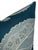Traditional Lacinato Pillow Cover in Blue/Blue, 22x22 Pillow For Sale - Image 3 of 3