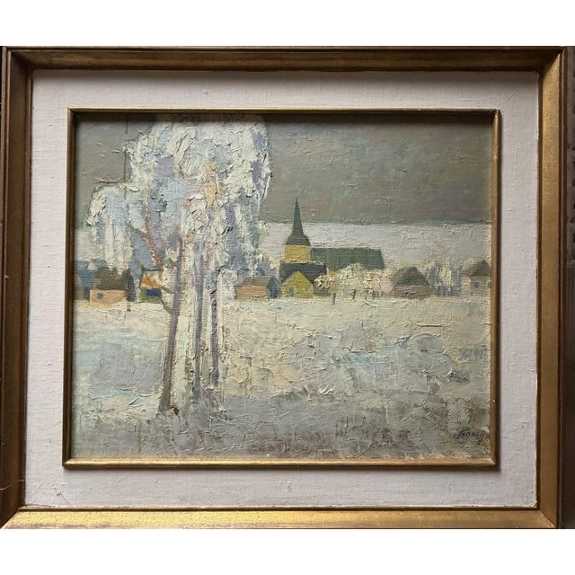 Oil on panel, approx. 56 x 66 cm. This piece is designed in the style of the selected designer and/or manufacturer