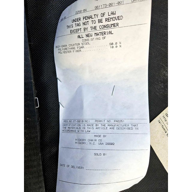 Hickory Chair Counter Height Stools- Set of 2 For Sale - Image 10 of 10