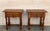 20th Pair of Spanish Nightstands With Carved Drawer For Sale - Image 6 of 9