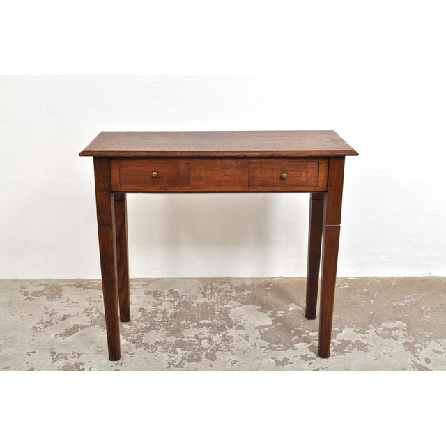 Antique Side Table in Oak, 1900s For Sale - Image 10 of 11