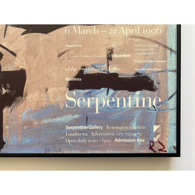 Jean Michel Basquiat Vintage 1996 Lithograph Print Framed