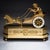 Empire Mantel Clock with Putto in Chariot by Thiery À Paris For Sale - Image 4 of 11