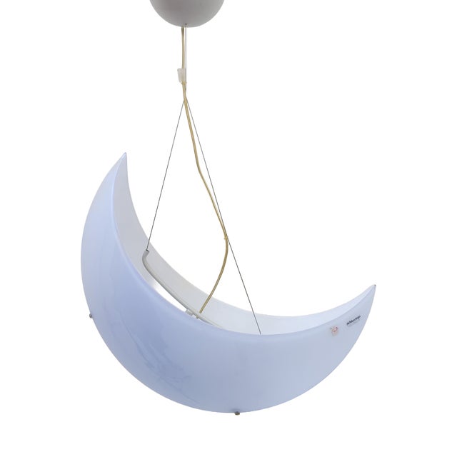Murano Glass Moon Pendant Lamp by Michele De Lucchi for Av Mazzega, 1993 For Sale