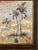 Wood Mixed Media Tropical Painting on Glass by Gerhard For Sale - Image 7 of 12