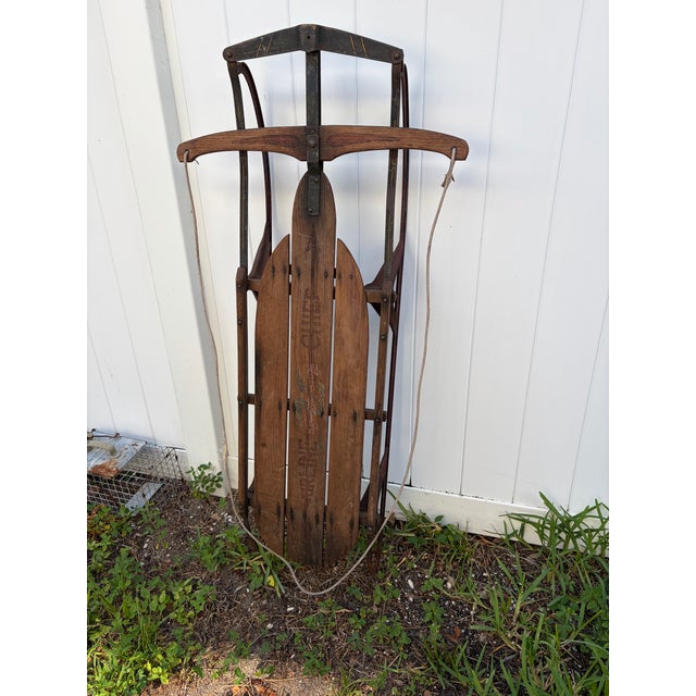 This Sled is a classic model .Manufactured around 1935. This is is not a small sled ,it is not the Junior size . This...