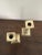 Hollywood Regency Vintage Brass Candles Holders- a Pair For Sale - Image 3 of 5