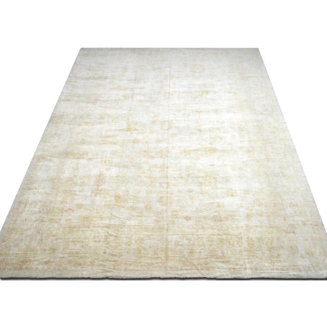 1960s 1960s Turkish Oushak Rug For Sale - Image 5 of 6