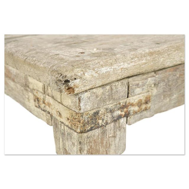 Antique Wooden Coffee Table For Sale - Image 6 of 7