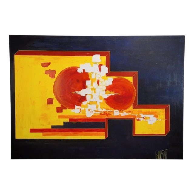 Cécile Genon Sorel, African Sun, 2007, Oil on Canvas For Sale