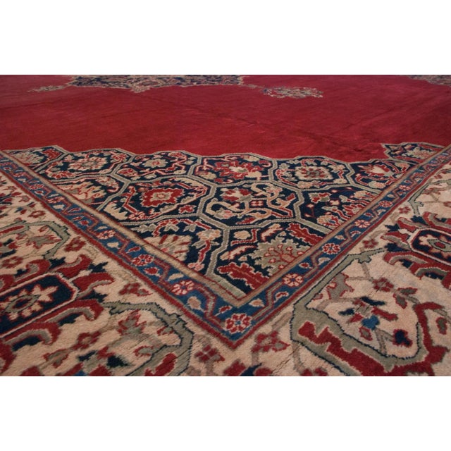 1960s Vintage Oushak Carpet - 15'2" X 19'6" For Sale - Image 5 of 8