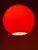 Red Glass Sun Ball Hanging Lamp, Germany, 1960s For Sale - Image 3 of 18