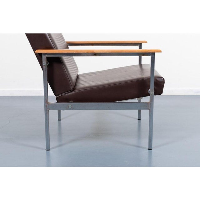 Italian Architectural Armchairs, 1960s, Set of 2 For Sale - Image 4 of 12