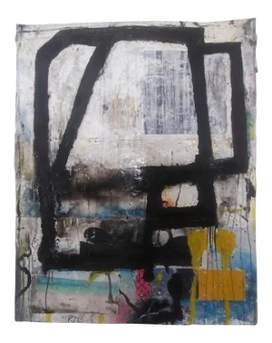 Robert Baribeau "Color Trac #24", Painting