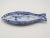 Early Antique Dutch Delft Chinoiserie Herring Fish Dish Plate For Sale - Image 6 of 7