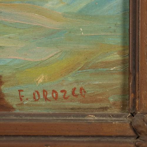 Waiting Scene on the Seaside, Oil Painting, Framed For Sale - Image 7 of 12