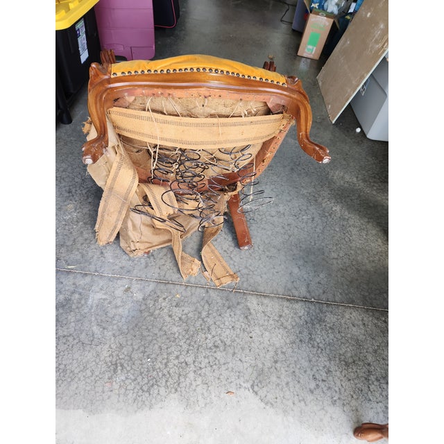 Victorian Late 19th Century Victorian Ladies and Gents Chairs - Set of 2 For Sale - Image 3 of 12