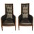 Mid Century Modern Hollywood Regency High Back Armchairs - a Pair For Sale - Image 13 of 13