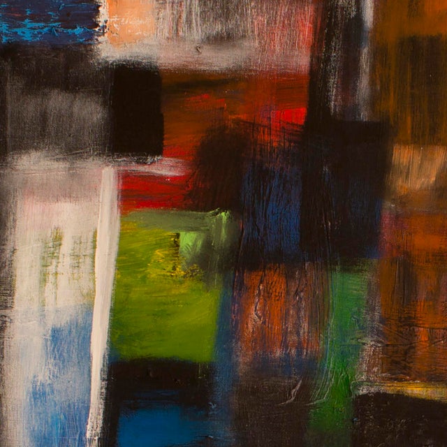 Contemporary White Shadows — Abstract Original Painting, Acrylic on Canvas, 36 × 36 In, Square Format For Sale - Image 3 of 5