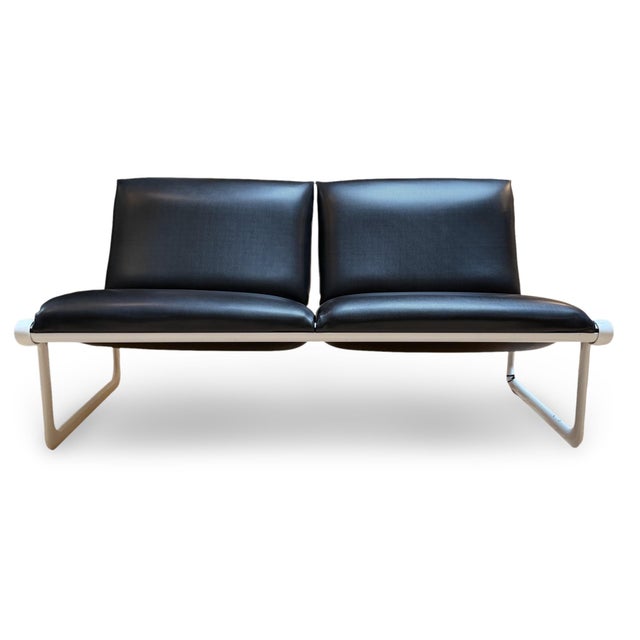 Knoll 1970s Sling Settee by Bruce Hannah and Andrew Morrison for Knoll For Sale - Image 4 of 14