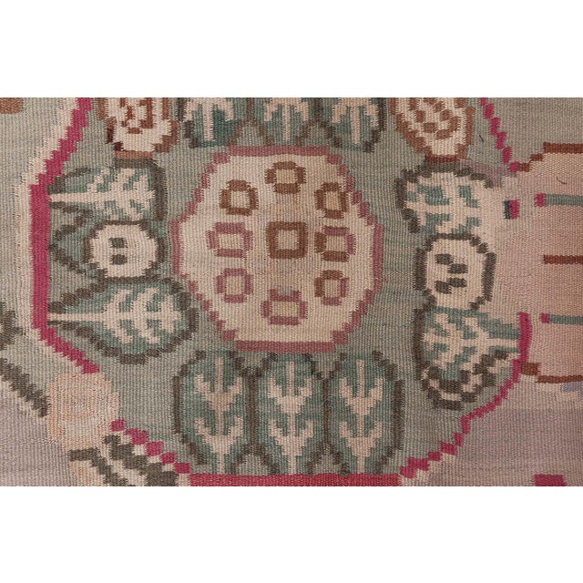 1920s Bessarabian Carpet, European Needlework For Sale - Image 4 of 10