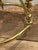 Dark Green 1980s Bouillotte Style Brass 3 Arm Chandelier With Green Tole Shades by Lightolier For Sale - Image 8 of 16