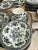 1980s Set of Nineteen (19) Barratts England Black Transferware Dinnerware Set, Asiatic Pheasant Style, Dinner Plates Bowls Teacups Saucers For Sale - Image 9 of 12