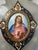 This rare antique French painting from the 2nd half of the 19th century features a unique combination of jade, bronze, and...