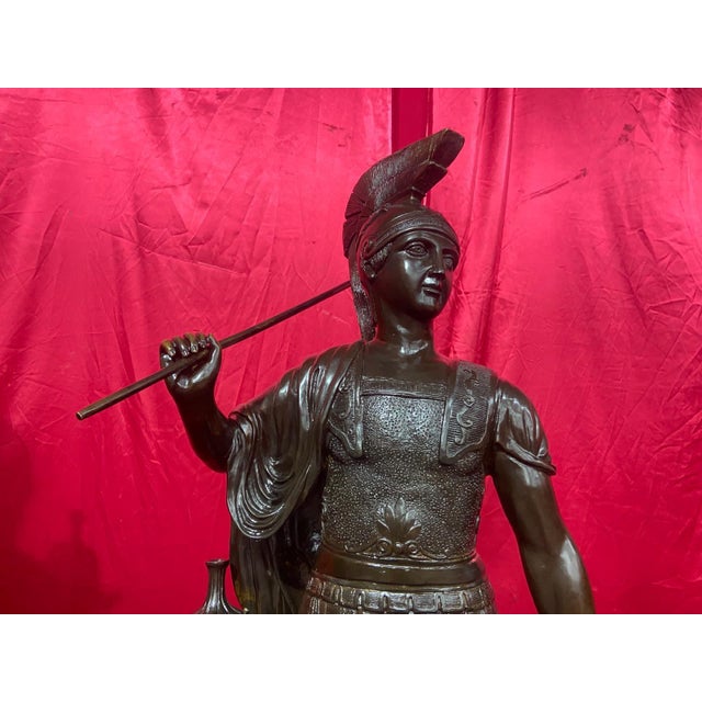 Athena and Perseus, 1922, Bronze, Set of 2 For Sale - Image 3 of 6