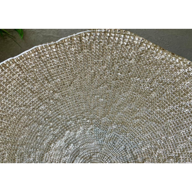 Circa 2000 Ivv Diamanté Nicely-Sized Shallow Centerpiece / Console Bowl, Italy For Sale - Image 16 of 18