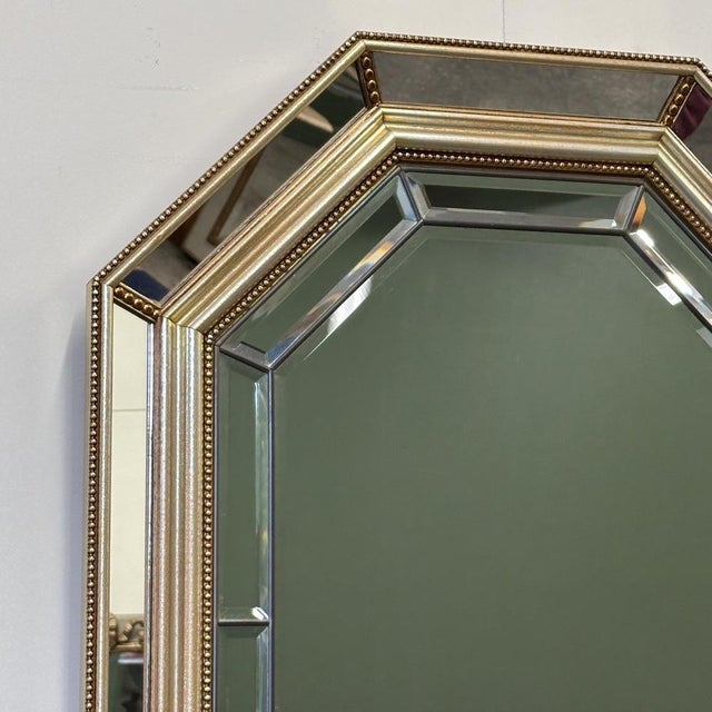 Neoclassical Octagonal Bevelled Mirror by De Knudt, Belgium, 1980s For Sale - Image 10 of 12