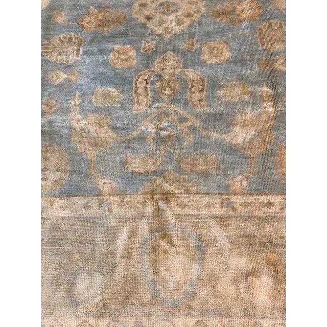Textile Oushak Rug For Sale - Image 7 of 11