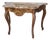 18th Century Italian Giltwood Console With Shaped Marble Top For Sale