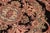 Shabby Chic Art Nouveau Medallion 1990's Pak-Persian Black/Pink Wool Rug - 6'2'' X 9'0'' For Sale - Image 3 of 9