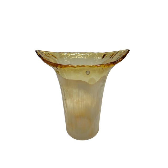 Mid-Century Modern Hand-Blown Murano Glass Vase from La Murrina, Italy, 1980s For Sale - Image 3 of 10