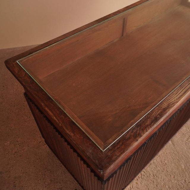 Fluted Shop Counter Kitchen Island For Sale - Image 4 of 18