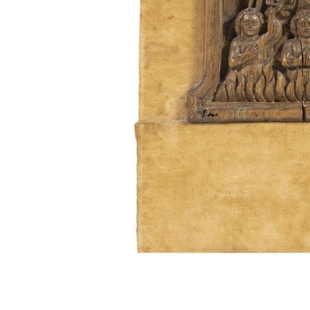 17th Century Souls in Purgatory Tabernacle Door For Sale - Image 3 of 6