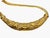 Modern Christian Dior Gold Crystal Pendant Snake Chain Choker For Sale - Image 3 of 9