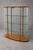 Brown Curved Glass Display Cabinet with Integrated Lighting from Fiam, Italy For Sale - Image 8 of 8